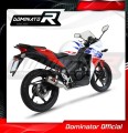 DOMINATOR Full System GP komplett kipufogórendszer kipufogódobbal a Honda CBR 125 R 2011 - 2018 motorkerékpárhoz 3