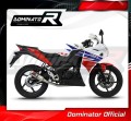 DOMINATOR Full System GP komplett kipufogórendszer kipufogódobbal a Honda CBR 125 R 2011 - 2018 motorkerékpárhoz 4