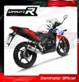 komplett kipufogórendszer DOMINATOR Full System HP3 dobbal Honda CBR 150 R 2011 - 2016 motorkerékpárhoz 3