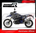 exhaust muffler DOMINATOR oval fits the motorcycle BMW HP2 Enduro 2004   2007 4