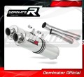 exhaust muffler DOMINATOR ROUND fits the motorcycle MuZ MZ 1000 S 2004   2007 2