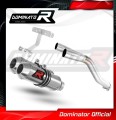 DOMINATOR Ovális kipufogó dob, amely illeszkedik a Yamaha FZ6 2004 - 2010 motorkerékpárhoz 2