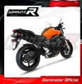 DOMINATOR GP1 FEKETE kipufogó hangtompító Yamaha FZ6 motorkerékpárhoz 2004 - 2010 3