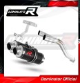 DOMINATOR GP1 FEKETE kipufogó dob Yamaha FZ6 motorkerékpárhoz 2006 - 2010 2