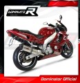 exhaust muffler DOMINATOR homologated road legal HP1 fits the motorcycle YZF 600R Thundercat 1996   2006 3