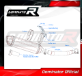 DOMINATOR homológ HP1 kipufogó dob YZF 600R Thundercat motorkerékpárhoz 1996 - 2006 6