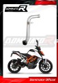 decat mid muffler DOMINATOR Mid Pipe fits the motorcycle KTM 390 DUKE 2017   2020