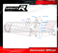 DOMINATOR HP1 FEKETE kipufogó hangtompító Yamaha FZ8 FAZER 2010 - 2016 motorkerékpárhoz