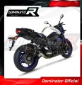 exhaust muffler DOMINATOR HP1 BLACK fits the motorcycle Yamaha FZ8 FAZER 2010   2016 2