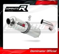 exhaust muffler DOMINATOR homologated road legal ROUND fits the motorcycle Suzuki DL 1050 V Strom / XT 2020   2024 2