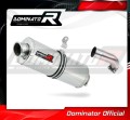 exhaust muffler DOMINATOR homologated road legal oval fits the motorcycle Suzuki DL 1050 V Strom / XT 2020   2024 2