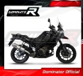 exhaust muffler DOMINATOR homologated road legal oval fits the motorcycle Suzuki DL 1050 V Strom / XT 2020   2024 4