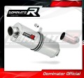 DOMINATOR Ovális kipufogó dob, amely illeszkedik a BMW K1200R 2005 - 2009 motorkerékpárhoz 2