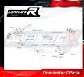 complete exhaust system with muffler DOMINATOR Full System GP fits the motorcycle YAMAHA MT 09 2021   2023 5
