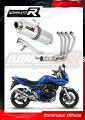 complete exhaust system with muffler DOMINATOR Full System oval fits the motorcycle Suzuki GSF 650 BANDIT N / S 2005   2006