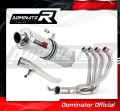 complete exhaust system with muffler DOMINATOR Full System ROUND fits the motorcycle Suzuki GSF 650 BANDIT N / S 2005   2006 2