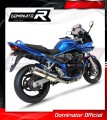 complete exhaust system with muffler DOMINATOR Full System ROUND fits the motorcycle Suzuki GSF 650 BANDIT N / S 2005   2006 3