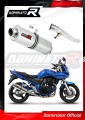 exhaust muffler DOMINATOR oval fits the motorcycle Suzuki GSF 650 BANDIT N / S 2005   2006