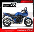 exhaust muffler DOMINATOR oval fits the motorcycle Suzuki GSF 650 BANDIT N / S 2005   2006 4