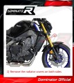 teljes DOMINATOR HP5 kipufogórendszer dobbal, amely illeszkedik a Yamaha MT 09 2021 - 2023 motorkerékpárhoz 6