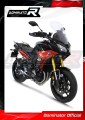 complete exhaust system with muffler DOMINATOR Full System HP5 BLACK fits the motorcycle Yamaha MT 09 TRACER 900 2015   2020 3