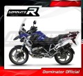 DOMINATOR P7 FEKETE kipufogó dob BMW R1200GS 2008 - 2009 motorkerékpárhoz 2