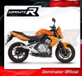 DOMINATOR GP1 FEKETE kipufogó dob, amely illeszkedik a Kawasaki ER - 6 N / F 650 2006 - 2008 motorkerékpárhoz 2