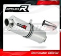 exhaust muffler DOMINATOR oval fits the motorcycle Kawasaki ZX10R 2011   2015