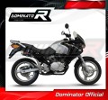exhaust muffler DOMINATOR GP1 BLACK fits the motorcycle Honda XL 125 V VARADERO 2001   2006 2