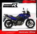 exhaust muffler DOMINATOR ROUND fits the motorcycle Suzuki DL 650 V Strom 2004   2006 4