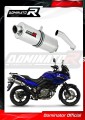 exhaust muffler DOMINATOR oval fits the motorcycle Suzuki DL 650 V Strom 2004   2006