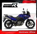DOMINATOR Ovális kipufogó dob Suzuki DL 650 V-Strom 2004 - 2006 motorkerékpárhoz 4