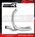 decat mid muffler DOMINATOR Mid Pipe fits the motorcycle SUZUKI SFV 650 GLADIUS 2009   2015 2