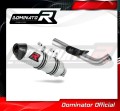 exhaust muffler DOMINATOR MX2 fits the motorcycle Yamaha RAPTOR 700 R 2015   2021 2