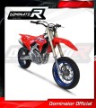 DOMINATOR kipufogó leömlő, amely illeszkedik a Honda CRF 450 R RX 2021 motorkerékpárhoz Leömlő cső Gyűjtőcső 3