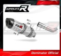 exhaust muffler DOMINATOR HP1 fits the motorcycle Piaggio Vespa GTS 125 2007   2012 2
