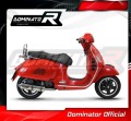DOMINATOR Kerek kipufogó dob, amely illeszkedik a Piaggio Vespa GTS 125 2007 - 2012 motorkerékpárhoz 4