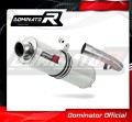 exhaust muffler DOMINATOR ROUND fits the motorcycle Honda CBR 600 F1 1987   1990 2