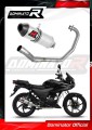 teljes kipufogórendszer DOMINATOR HP3 dobbal a Honda CBF 125 2009 - 2014 motorkerékpárhoz