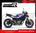 DOMINATOR GP FEKETE kipufogó dob Suzuki SFV 650 GLADIUS 2009 - 2015 motorkerékpárhoz 2