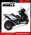 DOMINATOR Full System GP1 FEKETE kipufogódobbal ellátott teljes kipufogórendszer, amely illeszkedik a Yamaha XP 530 T-MAX 2012 - 2016 motorkerékpárhoz