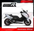 complete exhaust system with muffler DOMINATOR Full System GP1 BLACK fits the motorcycle Yamaha XP 530 T MAX 2012   2016 2