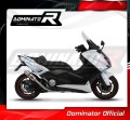 DOMINATOR Full System GP1 komplett kipufogórendszer kipufogódobbal a Yamaha XP 530 T-MAX 2012 - 2016 motorkerékpárhoz 4