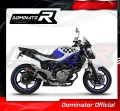 exhaust muffler DOMINATOR HP3 BLACK fits the motorcycle Suzuki SFV 650 GLADIUS 2009   2015 2