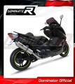 teljes kipufogórendszer DOMINATOR kerek kipufogódobbal a Yamaha T-MAX 500 2008 - 2011 motorkerékpárhoz 3