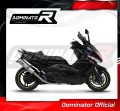 teljes kipufogórendszer DOMINATOR kerek kipufogódobbal a Yamaha T-MAX 500 2008 - 2011 motorkerékpárhoz 4