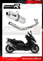 teljes DOMINATOR kipufogórendszer Ovális dobbal, amely illeszkedik a Yamaha T-MAX 500 2008 - 2011 motorkerékpárhoz