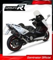 complete exhaust system with muffler DOMINATOR Full System HP1 BLACK fits the motorcycle Yamaha XP 530 T MAX 2012   2016