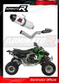 komplett kipufogórendszer DOMINATOR Full System MX2 dobbal, Kawasaki KFX 450 2008 - 2014 motorkerékpárhoz illő