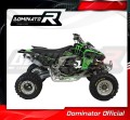 complete exhaust system with muffler DOMINATOR Full System MX2 fits the motorcycle Kawasaki KFX 450 2008   2014 4